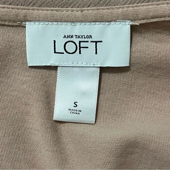 LOFT Ann Taylor Gold Sequin Tank Top Size SMALL Holiday New Years Eve Glam - Picture 5 of 6